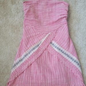 Free People Pia Strapless Mini Dress